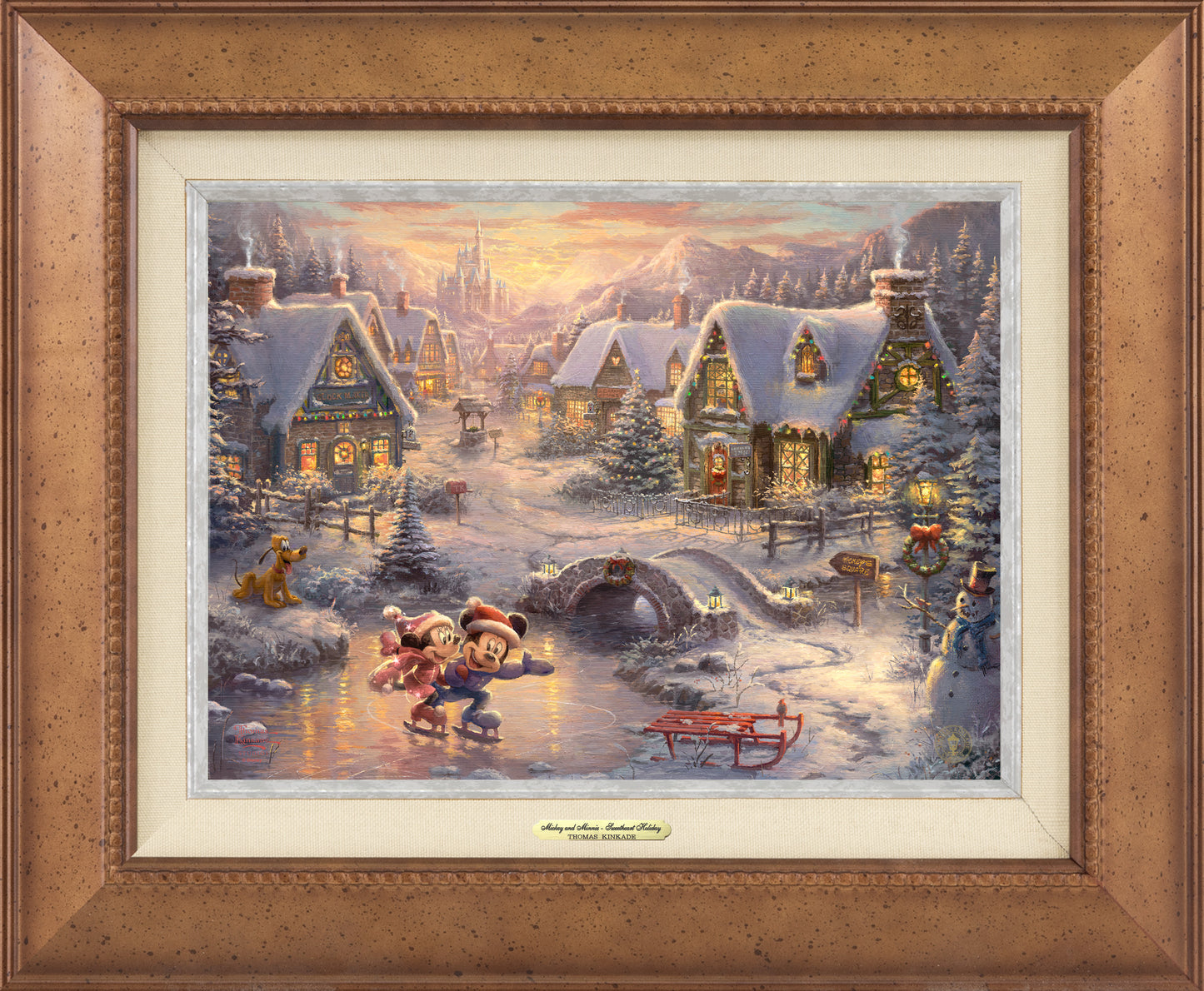 Disney Mickey and Minnie - Sweetheart Holiday - Canvas Classics