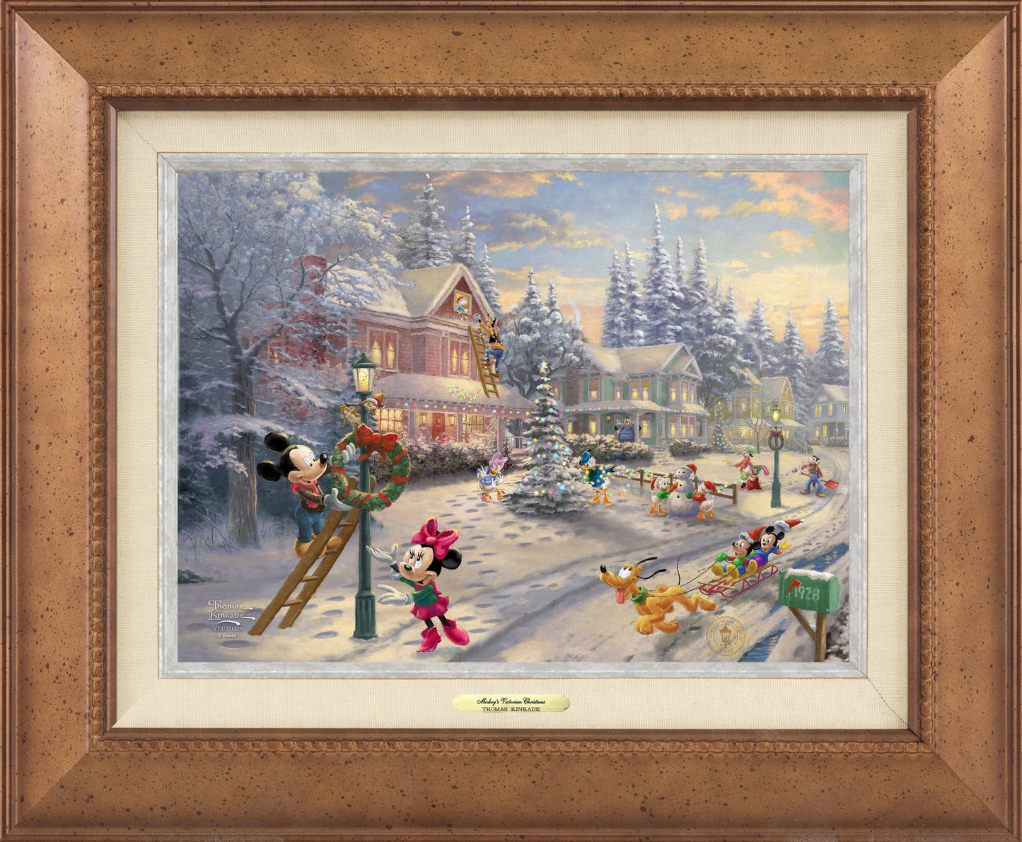 Disney Mickey's Victorian Christmas - Canvas Classics