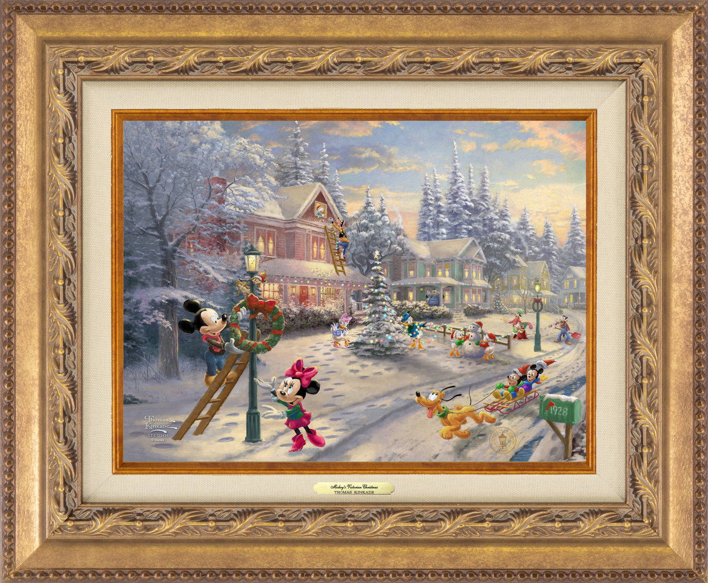 Disney Mickey's Victorian Christmas - Canvas Classics