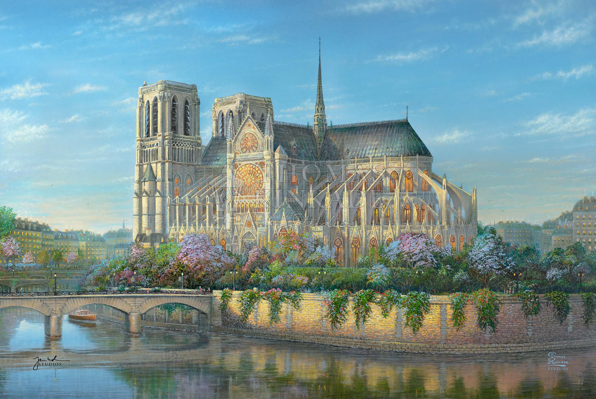 Notre Dame - Limited Edition Canvas – Thomas Kinkade Studios