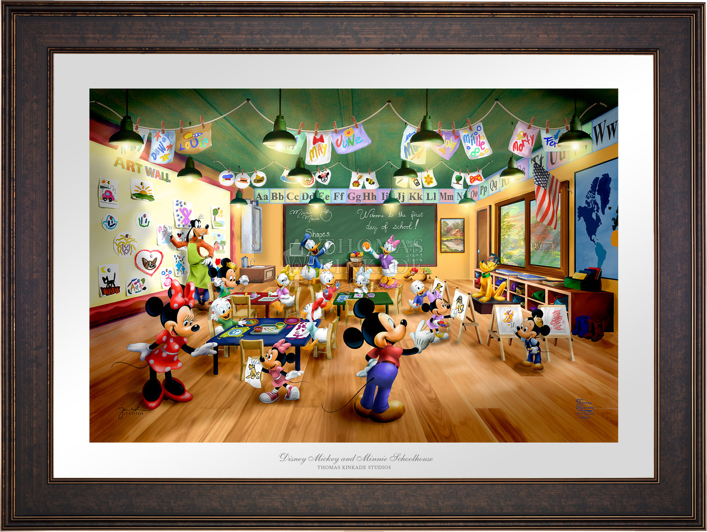 Disney Mickey and Minnie Schoolhouse - Limited Edition Paper