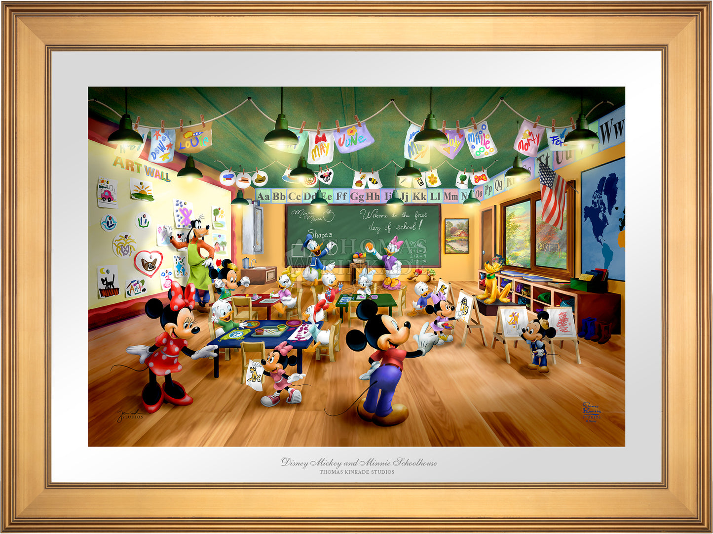 Disney Mickey and Minnie Schoolhouse - Limited Edition Paper