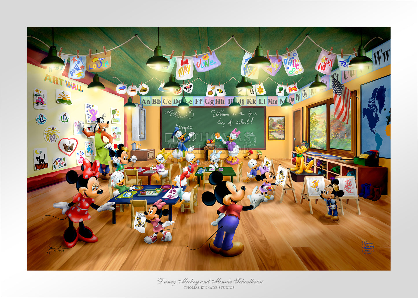 Disney Mickey and Minnie Schoolhouse - Limited Edition Paper