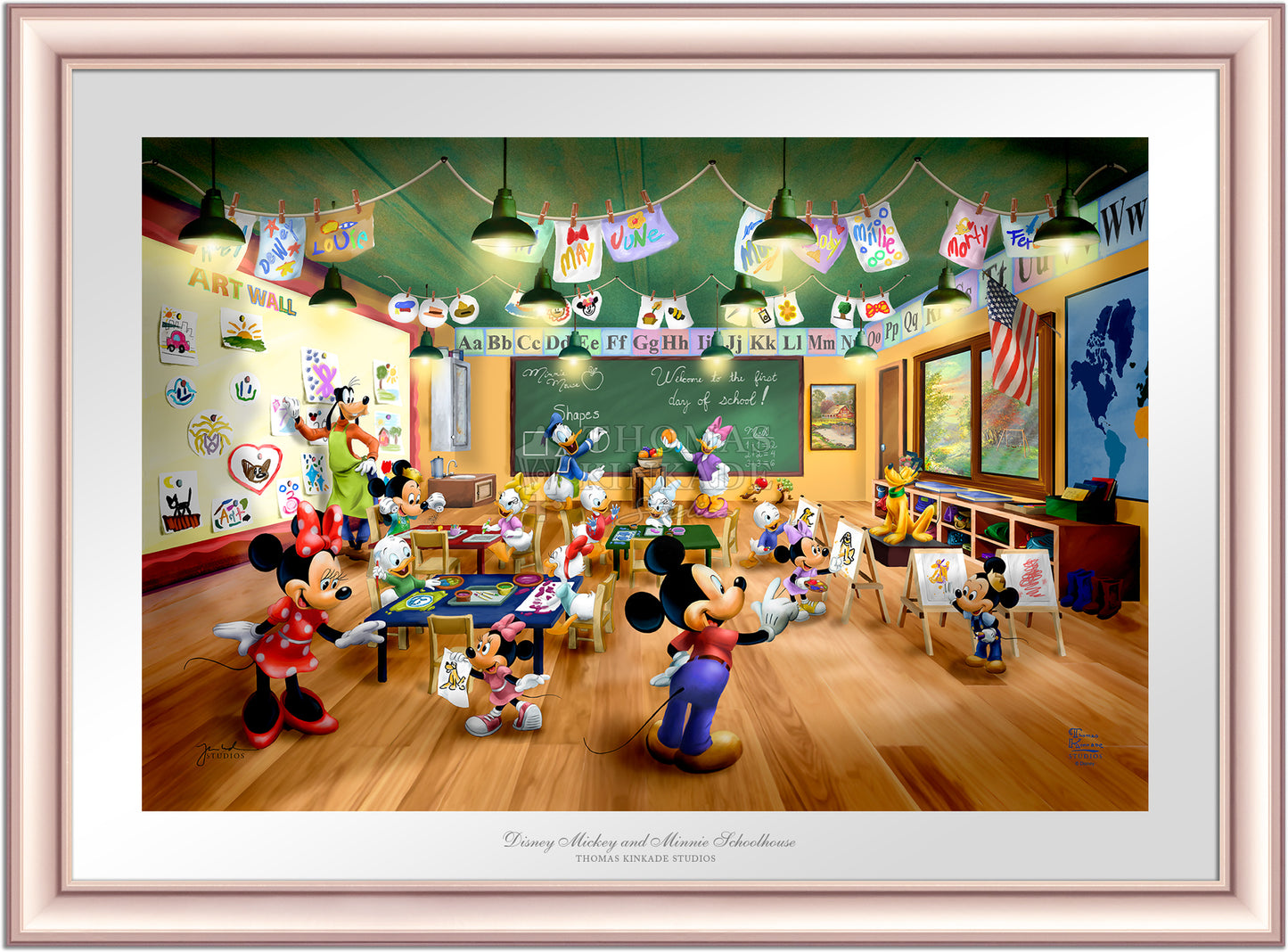 Disney Mickey and Minnie Schoolhouse - Limited Edition Paper