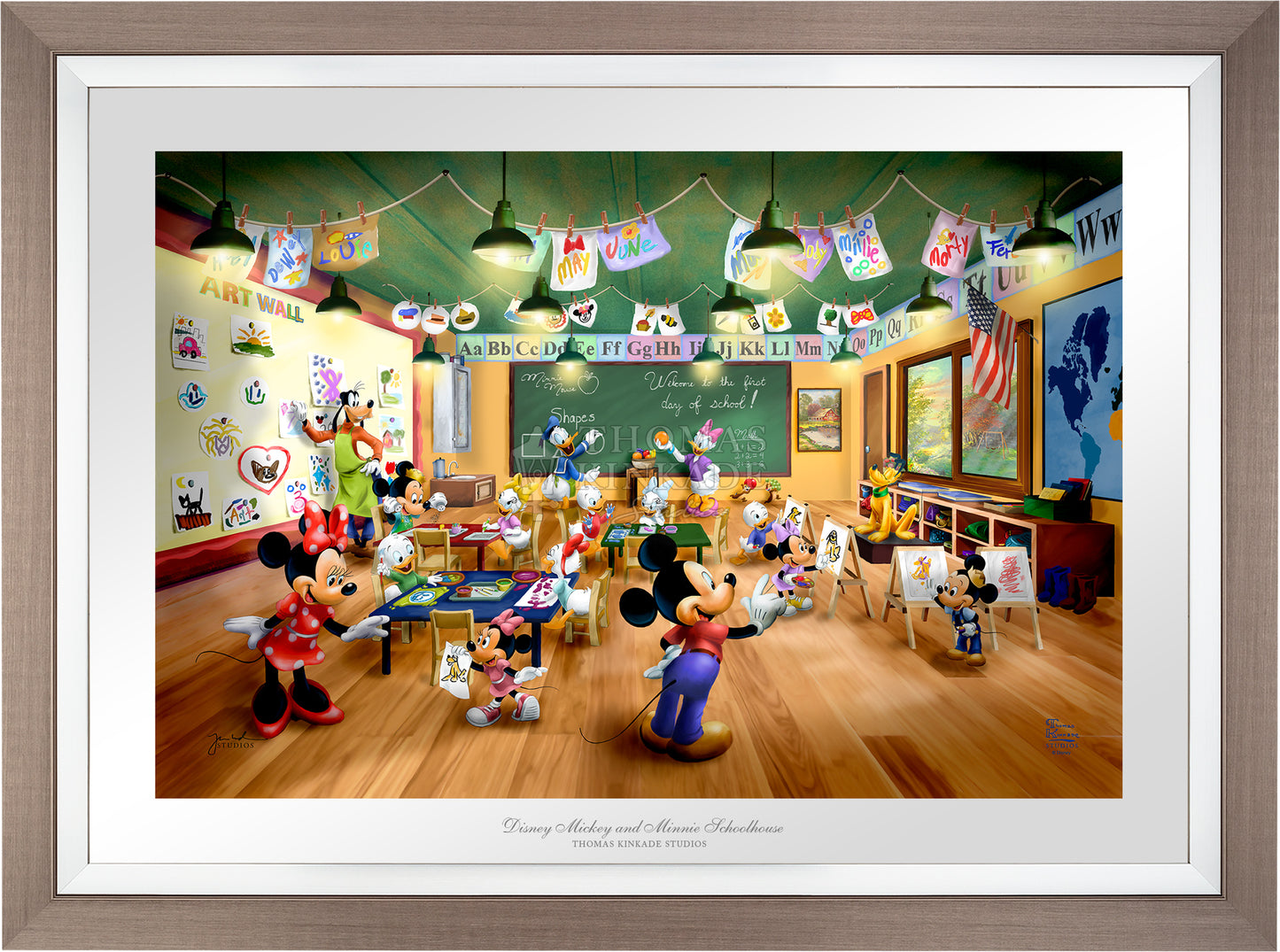 Disney Mickey and Minnie Schoolhouse - Limited Edition Paper
