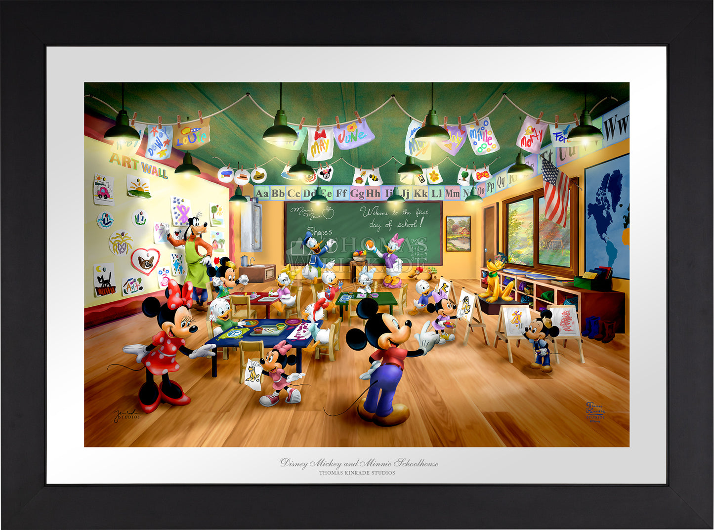 Disney Mickey and Minnie Schoolhouse - Limited Edition Paper