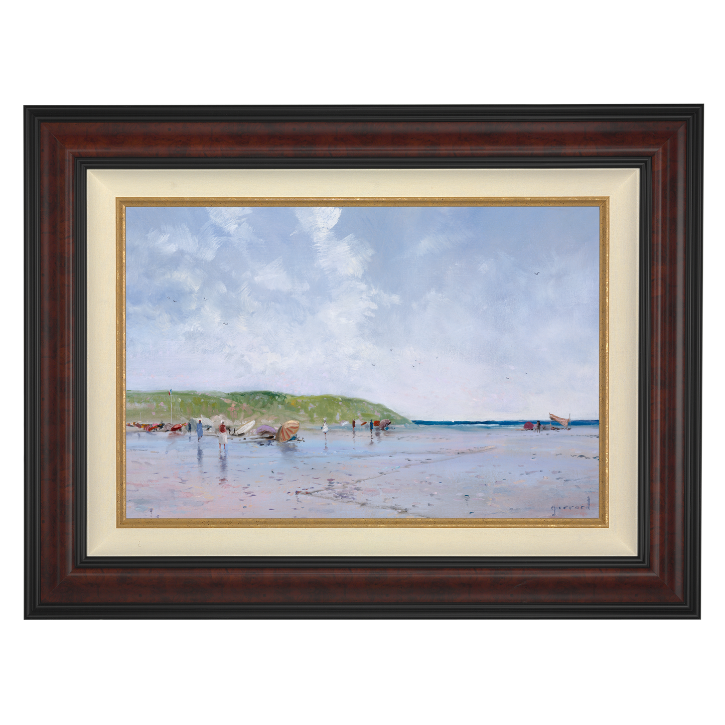 Seaside Umbrellas - Limited Edition Canvas
