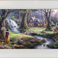 Disney Snow White Discovers the Cottage - Personalized Framed Canvas