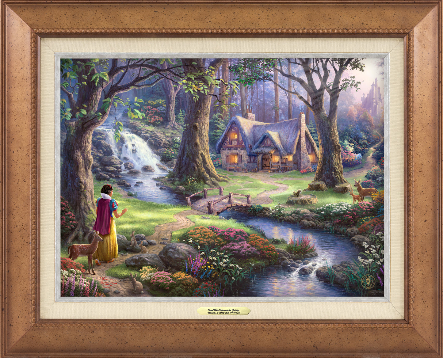 Disney Snow White Discovers the Cottage - Canvas Classics
