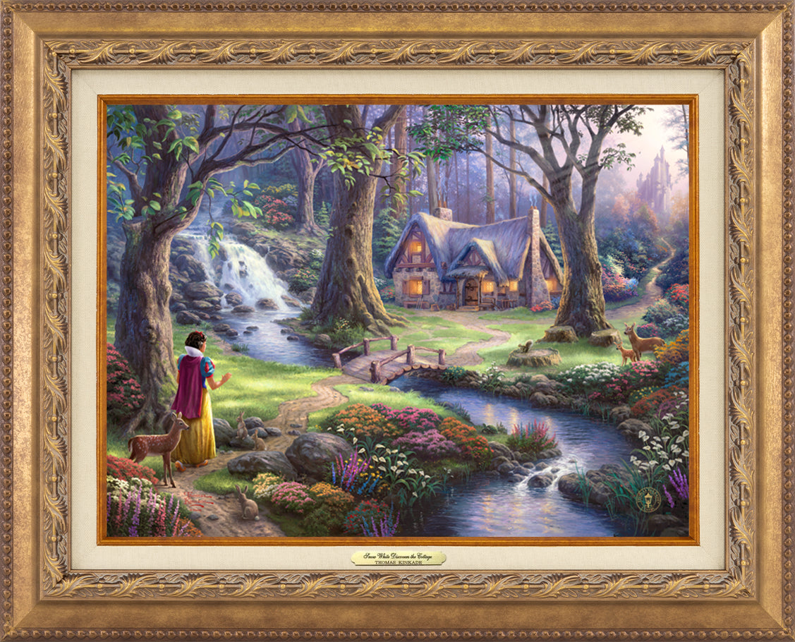 Disney Snow White Discovers the Cottage - Canvas Classics