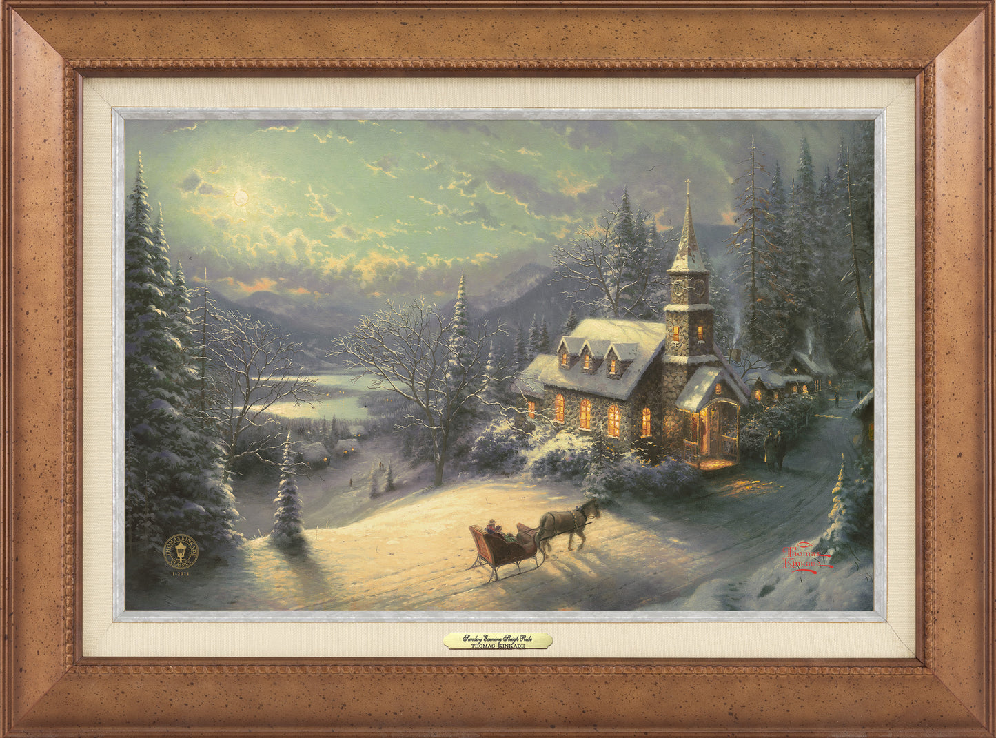 Sunday Evening Sleigh Ride - Canvas Classics