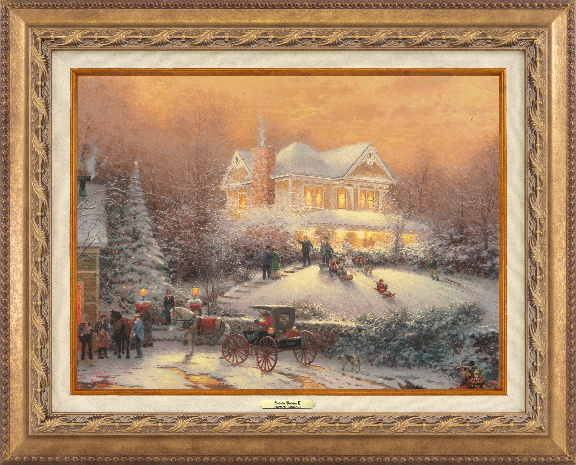 Shop Victorian Christmas II - Canvas Classics Wall Art From Thomas