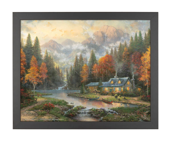 Evening at Autumn Lake - Art Prints