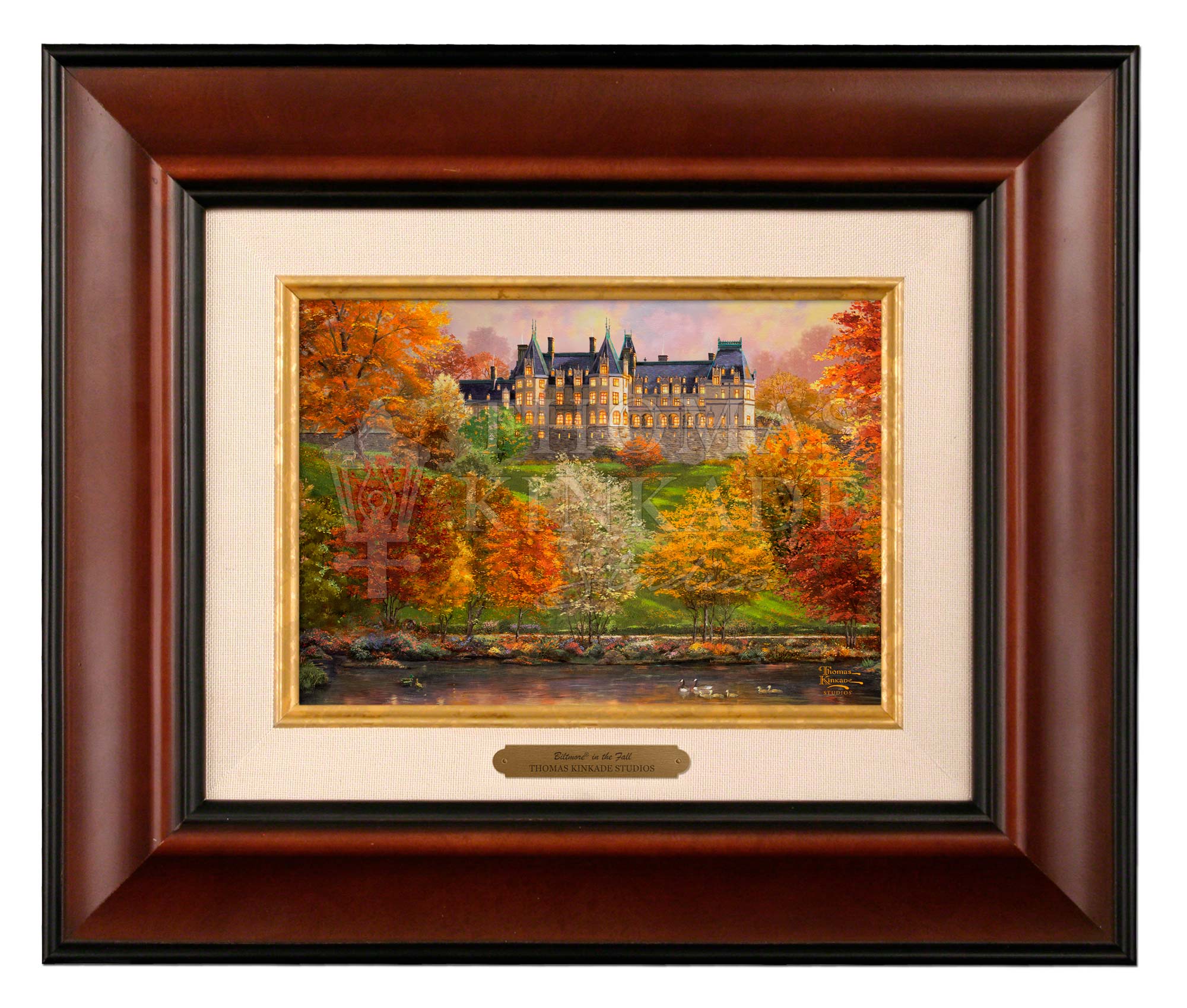 KINCAID♦️アメリカ 高級ブランドCherry Mountain社♦️送料込 Biltmore® in the Fall - Brushworks – Thomas Kinkade Studios