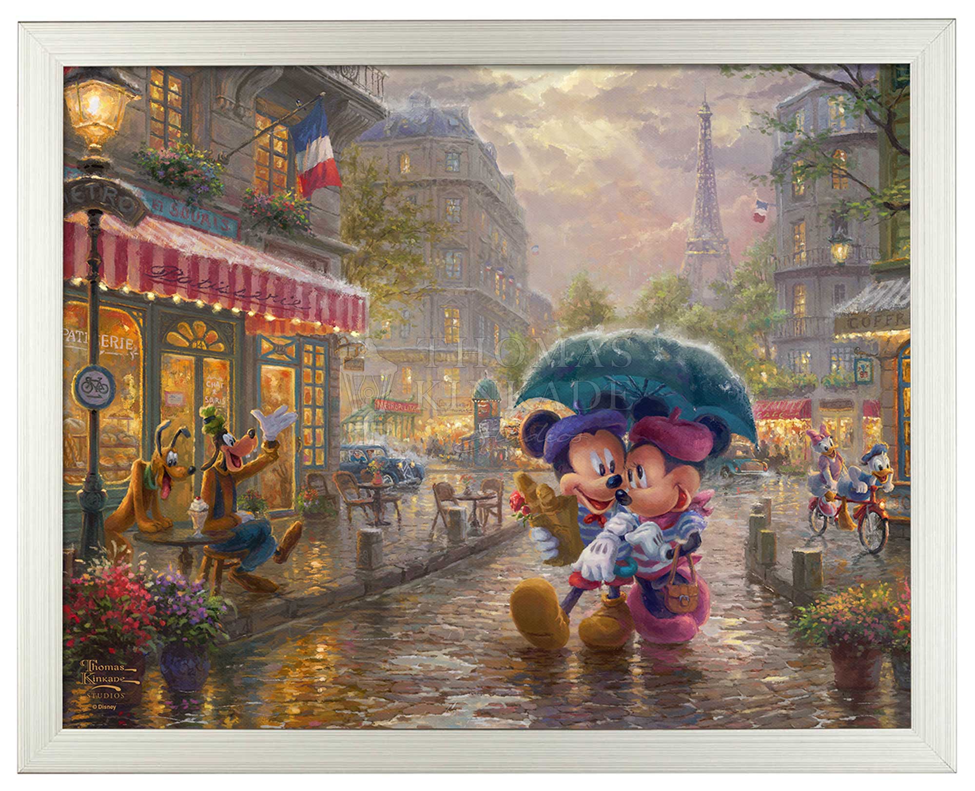 Disney Mickey and Minnie in Paris - Art Prints – Thomas Kinkade