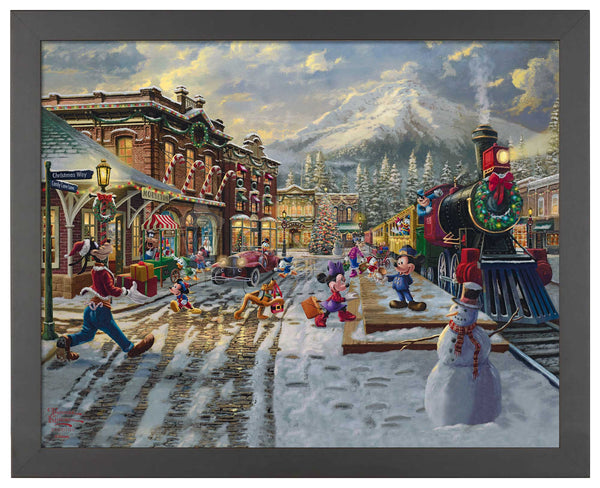 Shop Disney Mickey and Minnie Candy Cane Express - Art Prints Wall