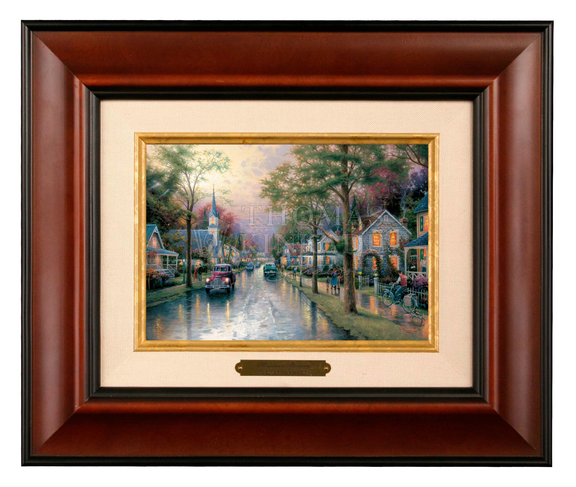 morning town様 Hometown Morning - Brushworks – Thomas Kinkade Studios