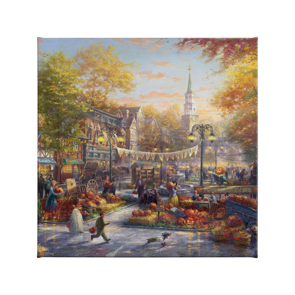 The Pumpkin Festival - 14" x 14" Gallery Wrapped Canvas
