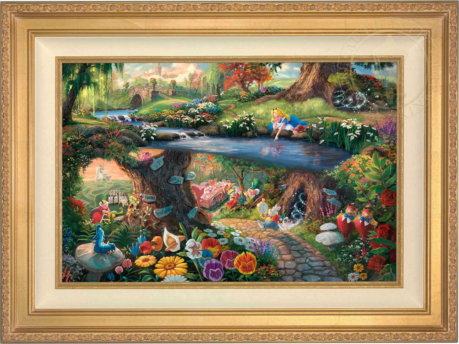 Disney Alice in Wonderland - Jewel Edition Art – Thomas Kinkade