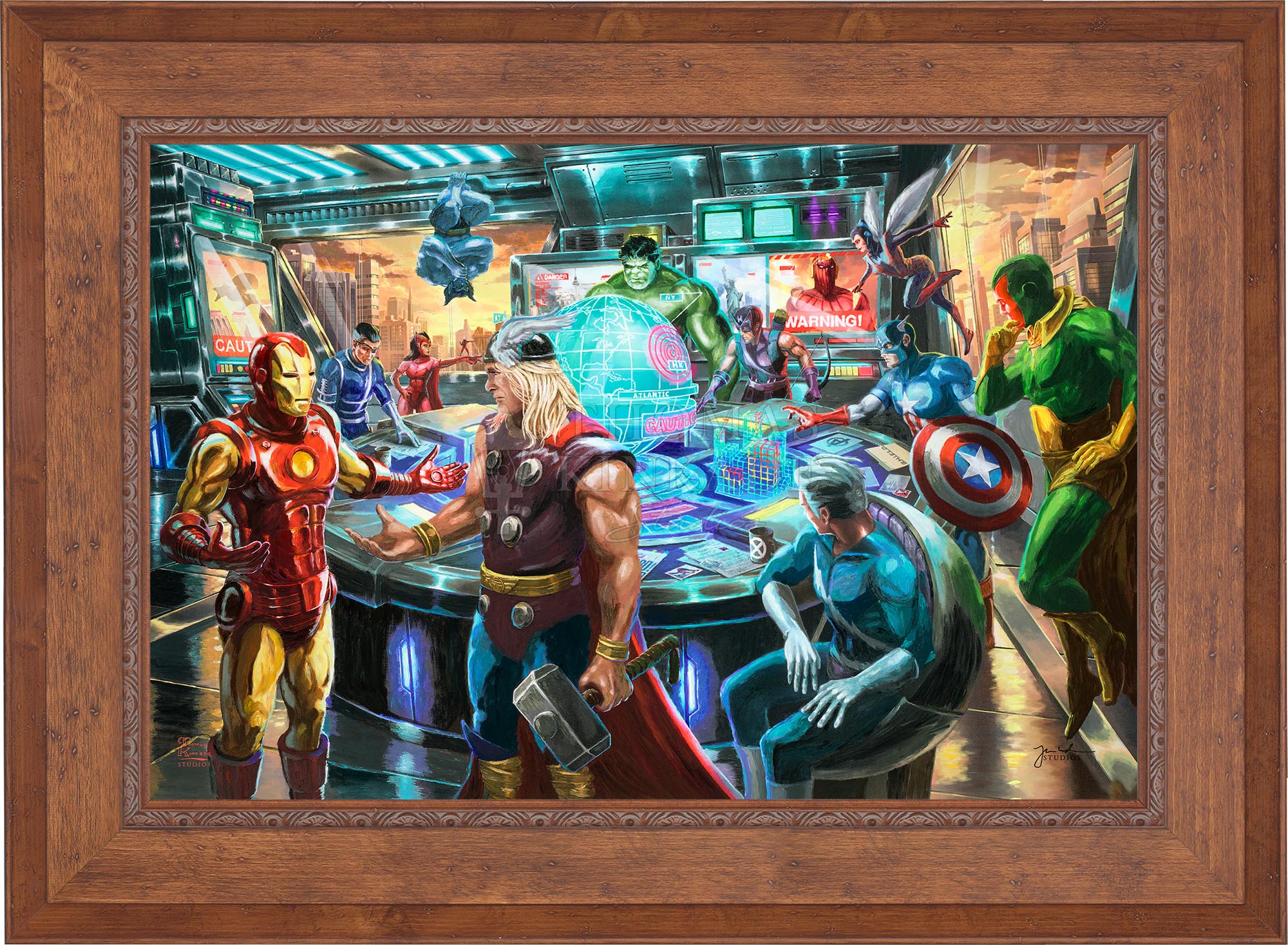 アベンジャーズ デジタルアート キャンバス The Avengers - Limited Edition Canvas Limited Edition Canvas From