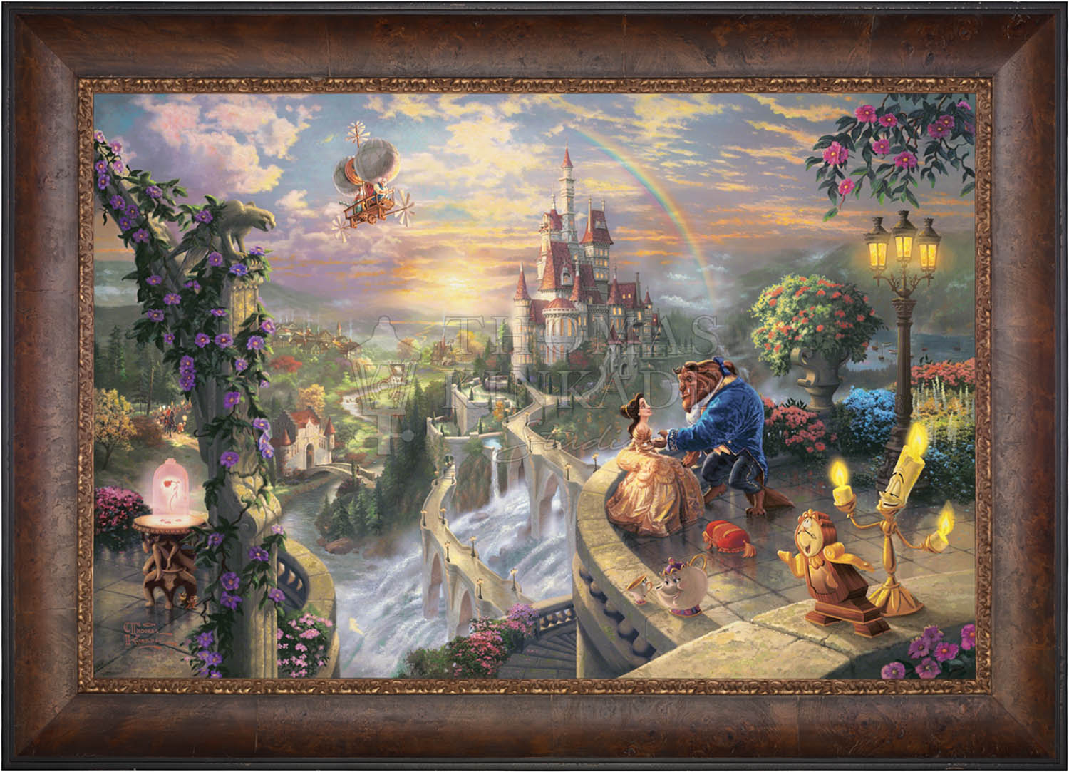Disney Beauty and the Beast Falling in Love - Jewel Edition Art