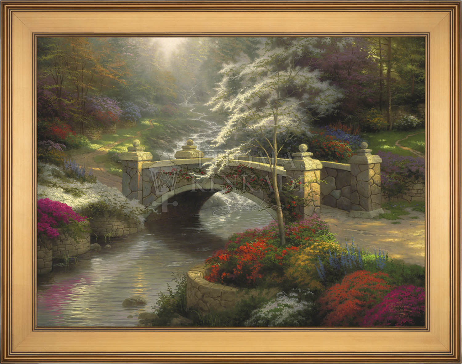 Bridge of Hope - Limited Edition Canvas – Thomas Kinkade Studios