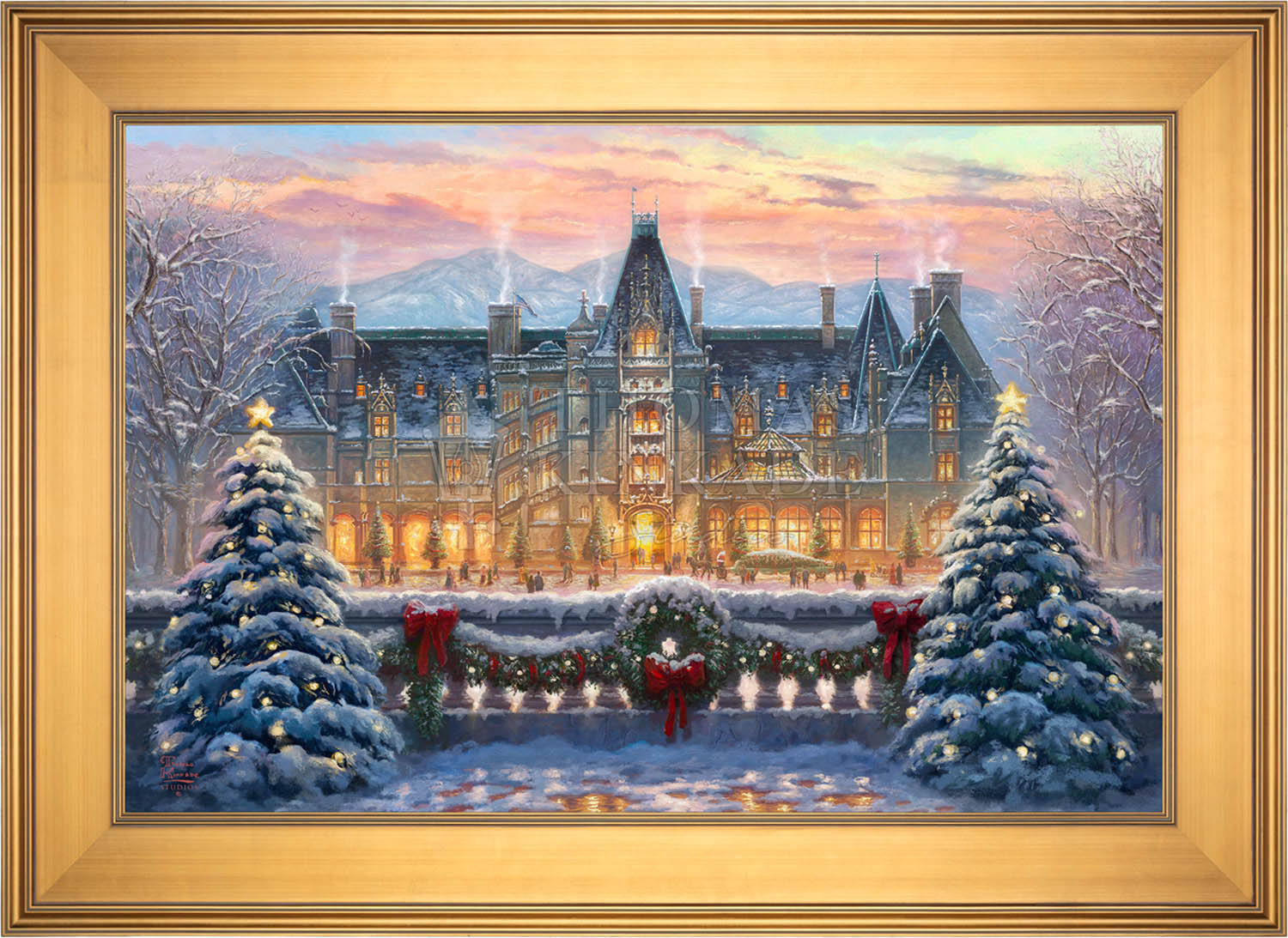 Christmas at Biltmore® - Limited Edition Canvas – Thomas Kinkade