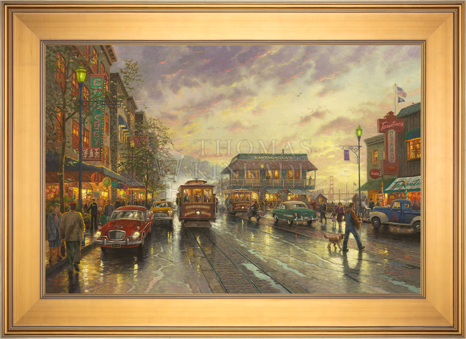 Shop City by the Bay - Limited Edition Canvas Wall Art From Thomas