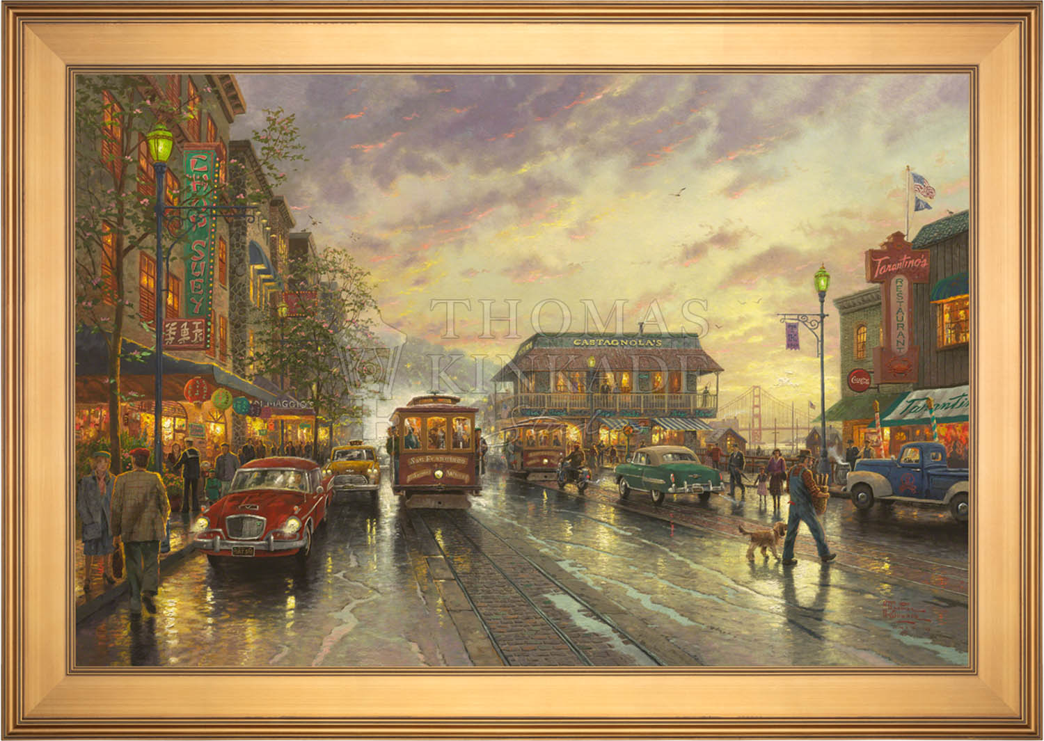 Shop City by the Bay - Limited Edition Canvas Wall Art From Thomas