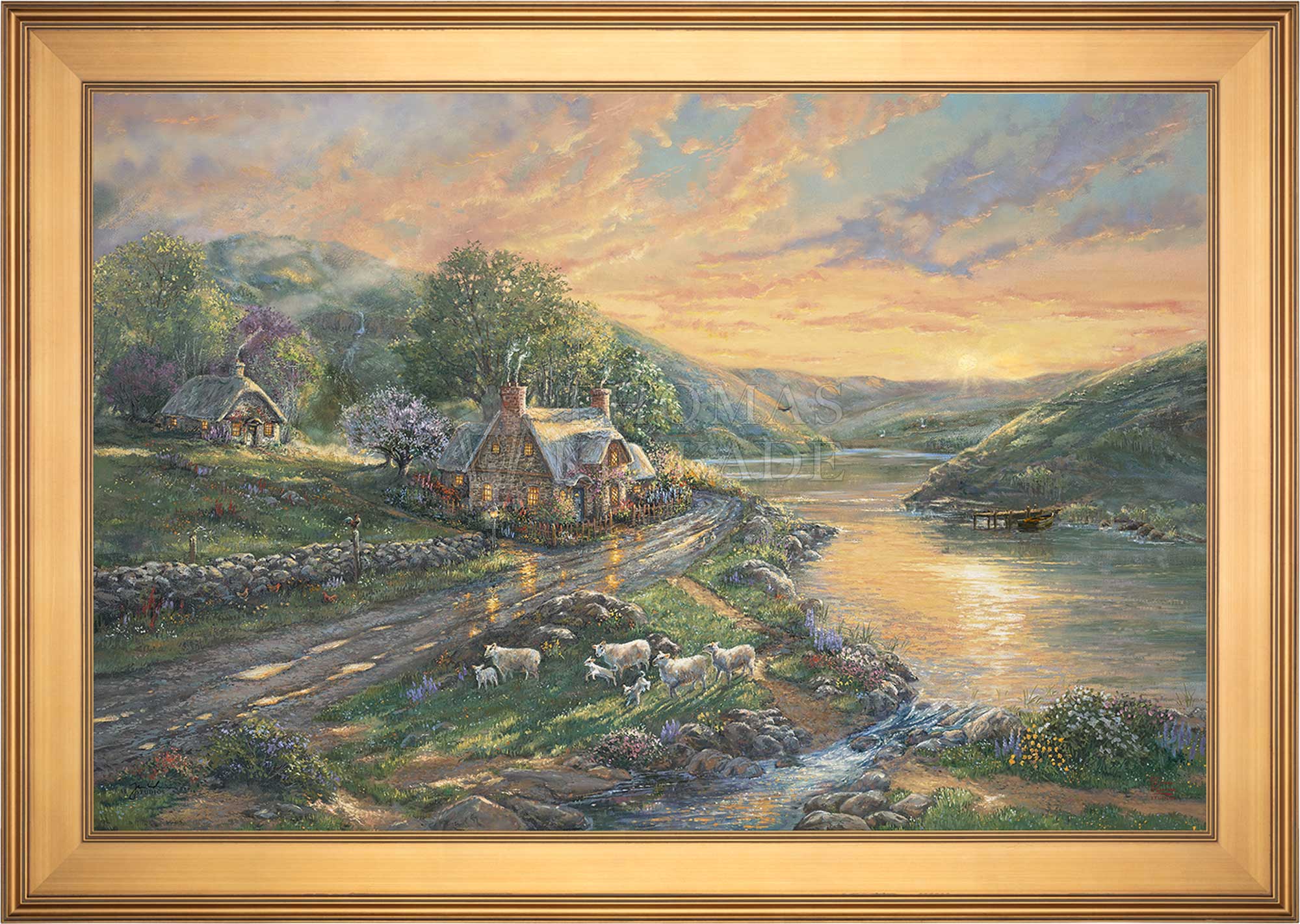 Shop Daybreak at Emerald Valley - Limited Edition Canvas Wall Art