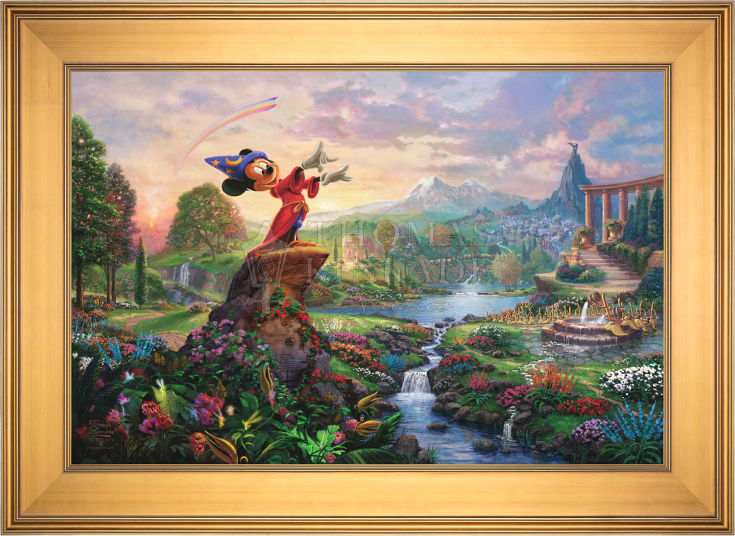 ディズニー ファンタジア アート Disney Fantasia - Jewel Edition Art – Thomas Kinkade Studios
