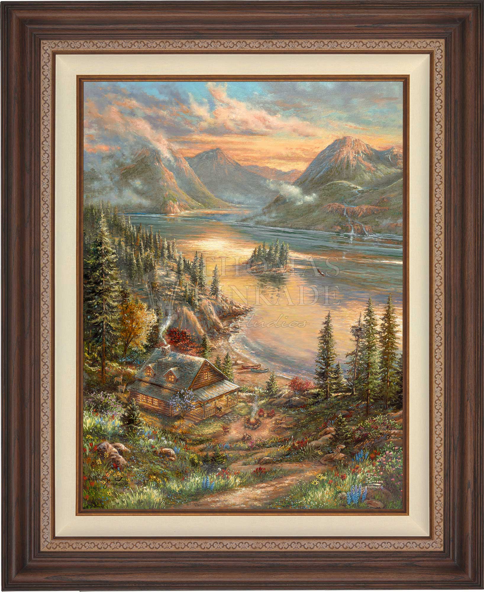 Shop Lakeside Splendor - Limited Edition Canvas Wall Art From