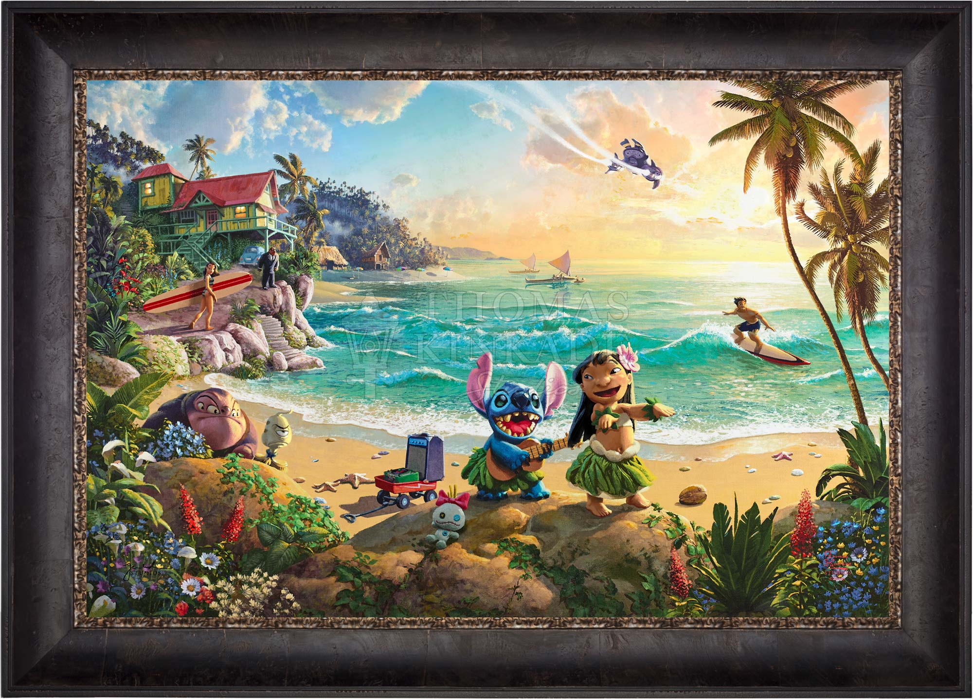 Disney Lilo & Stitch - Limited Edition Canvas – Thomas Kinkade Studios