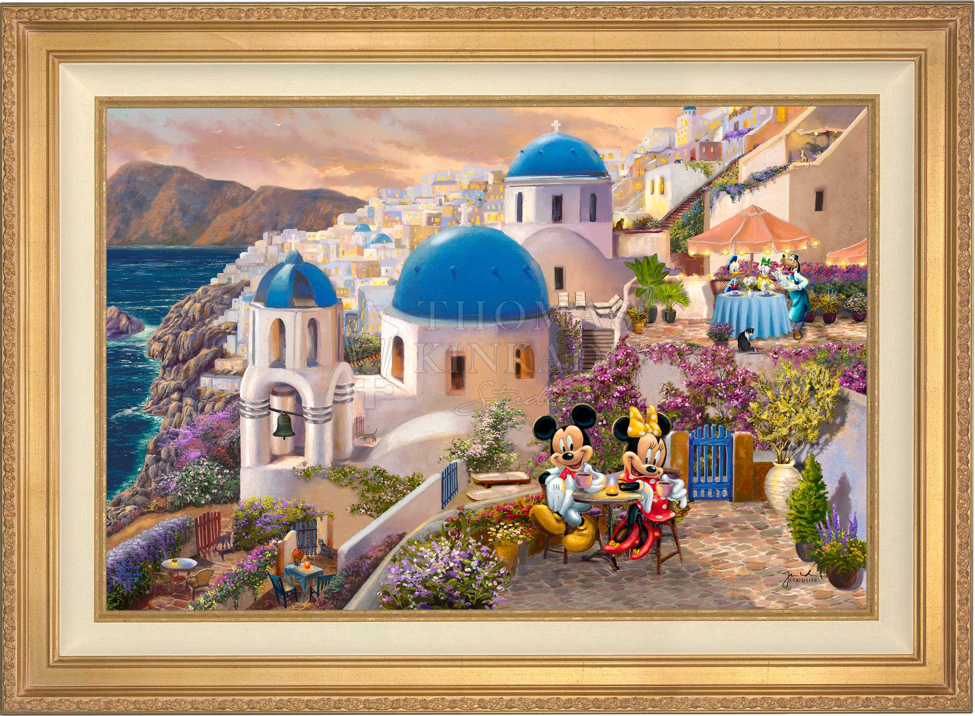Disney Mickey and Minnie in Greece - Jewel Edition Art – Thomas