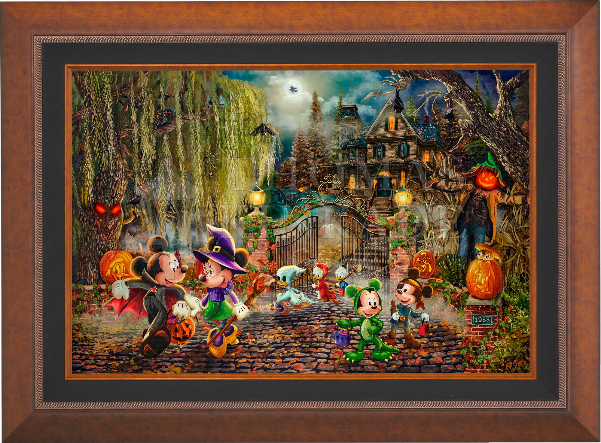 Disney Mickey and Minnie Halloween Fun - Limited Edition Canvas