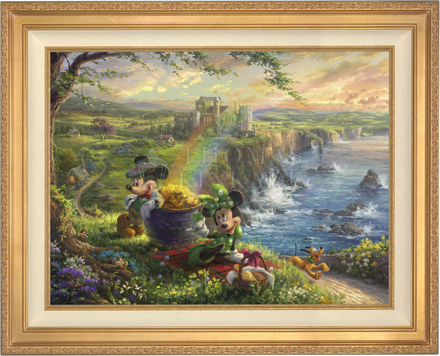 Disney Mickey and Minnie in Ireland - Jewel Edition Art – Thomas