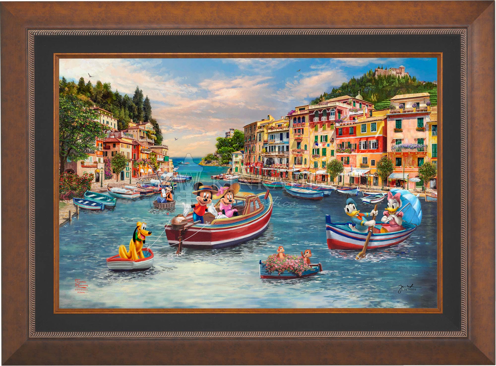 Shop Disney Mickey and Minnie in Italy - Limited Edition Canvas