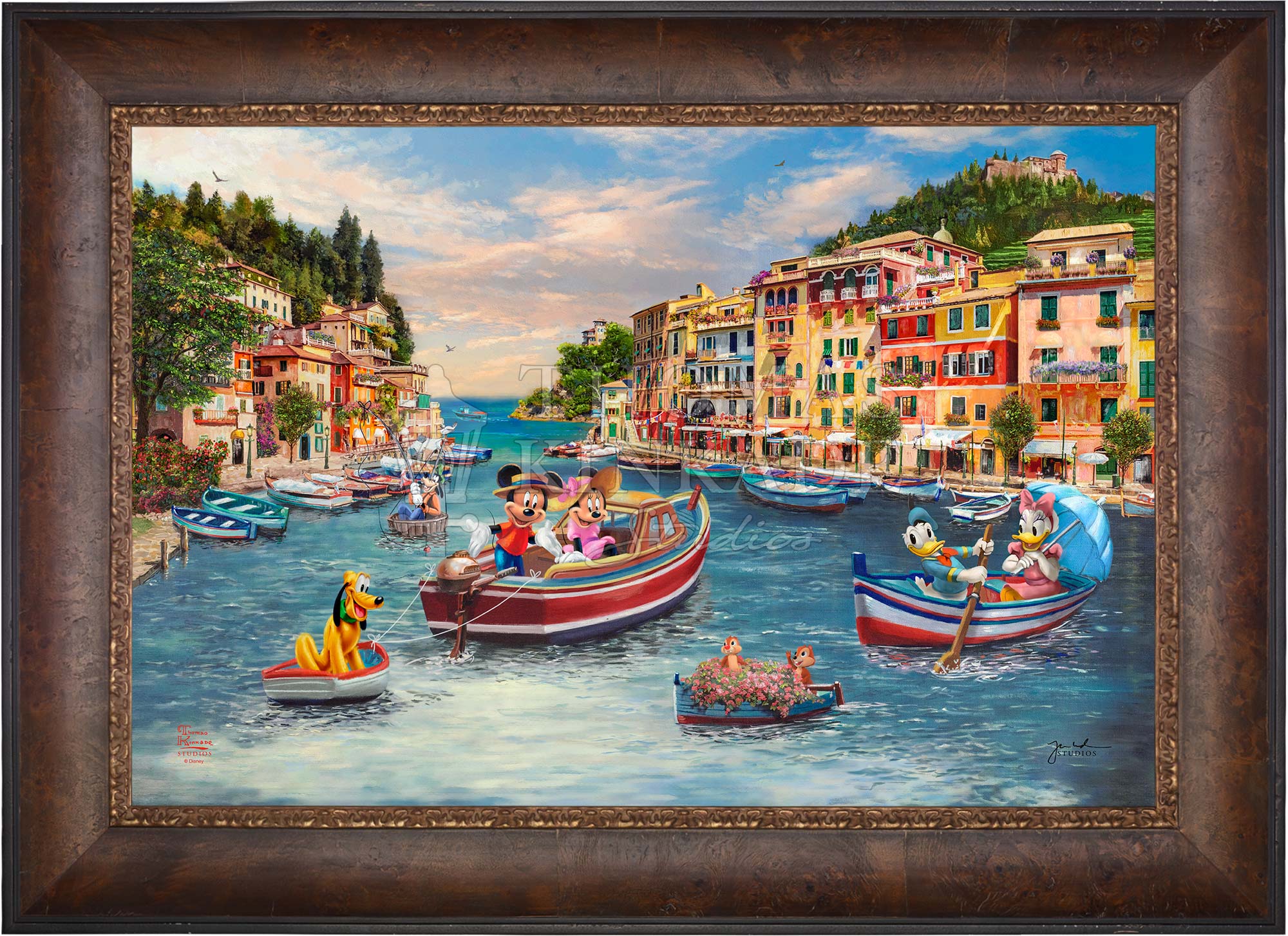Shop Disney Mickey and Minnie in Italy - Limited Edition Canvas