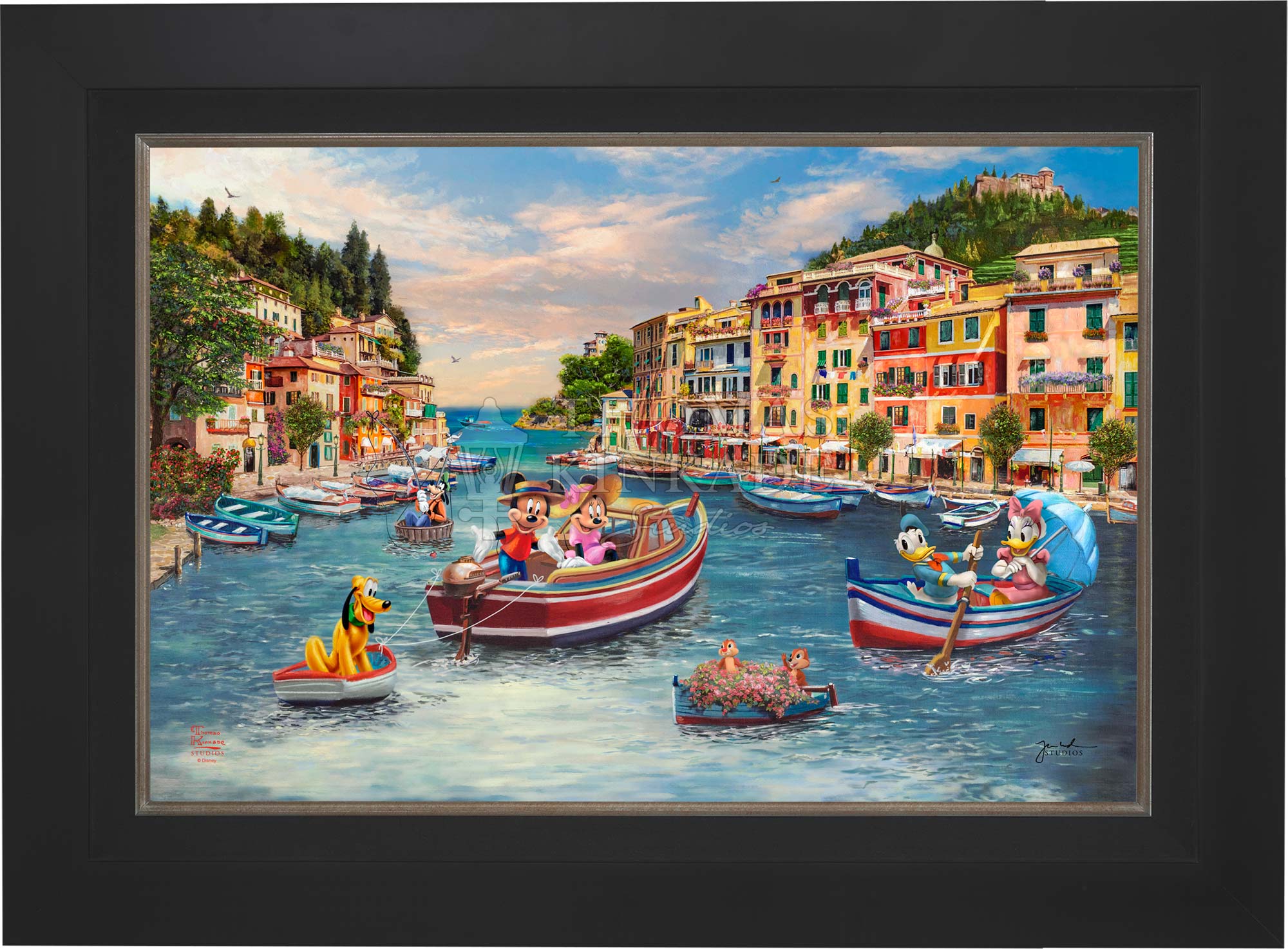 Shop Disney Mickey and Minnie in Italy - Limited Edition Canvas