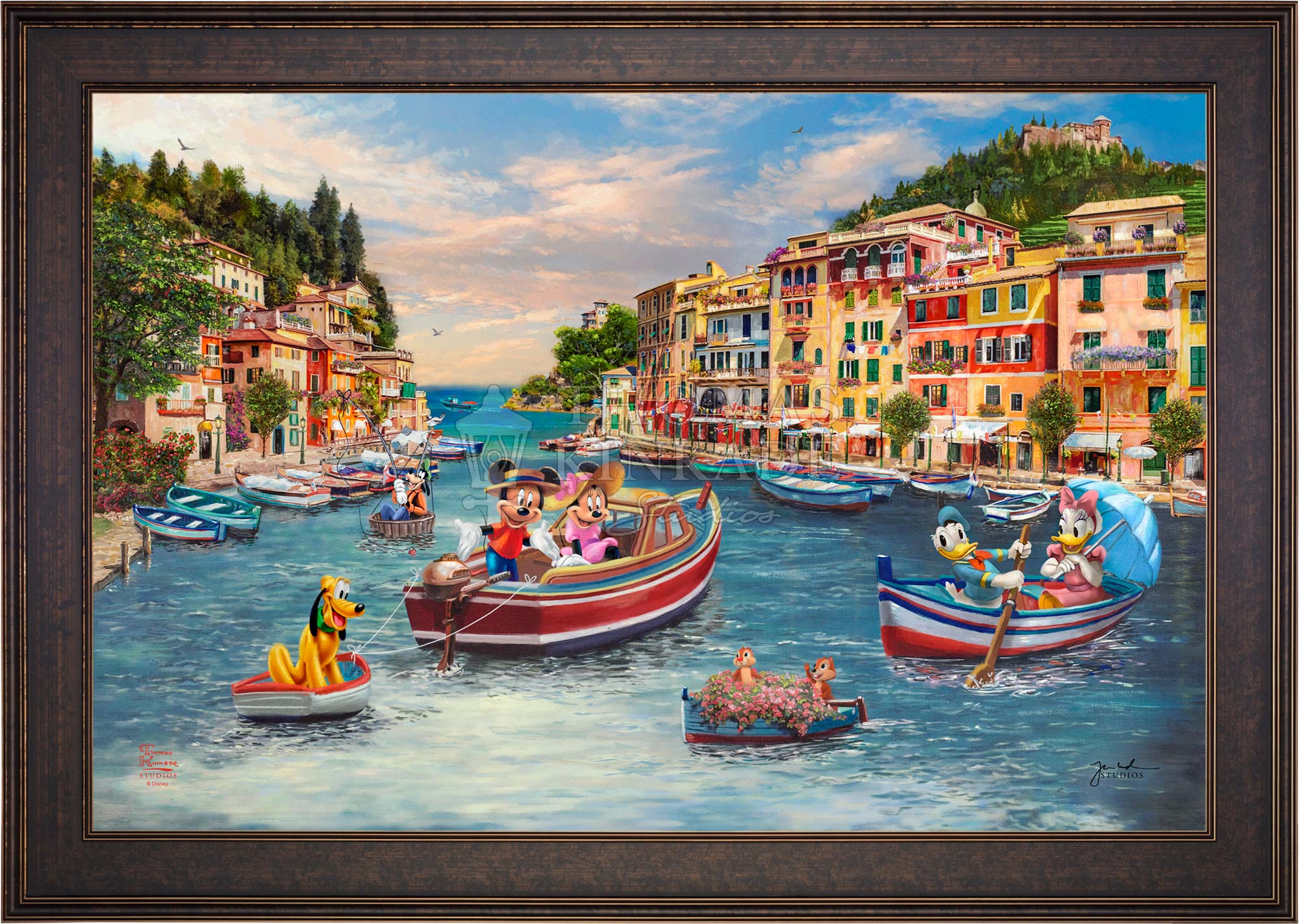 Shop Disney Mickey and Minnie in Italy - Limited Edition Canvas