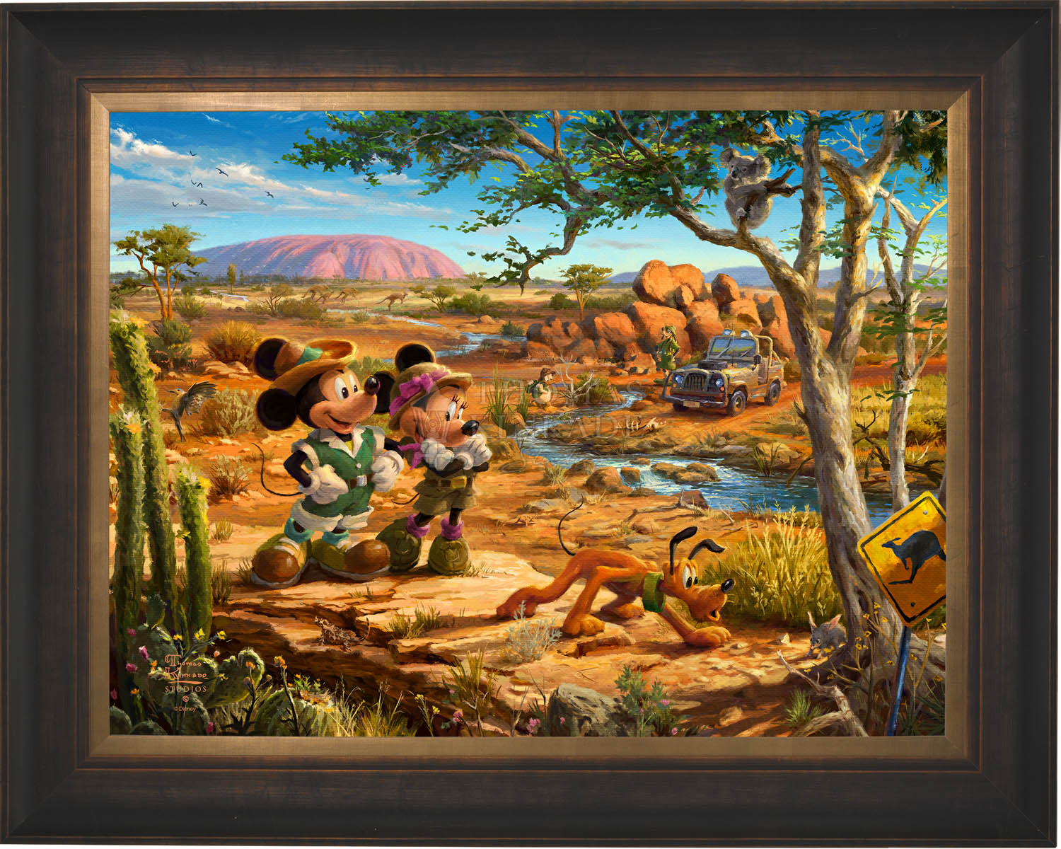 Disney Mickey and Minnie in the Outback - Jewel Edition Art