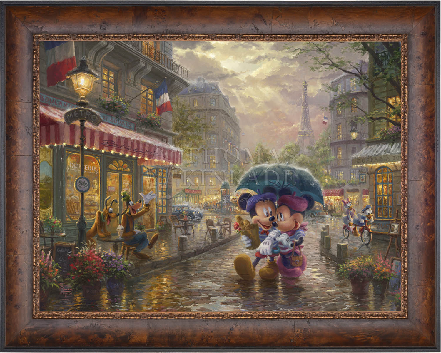 Shop Disney Mickey and Minnie in Paris - Limited Edition Canvas