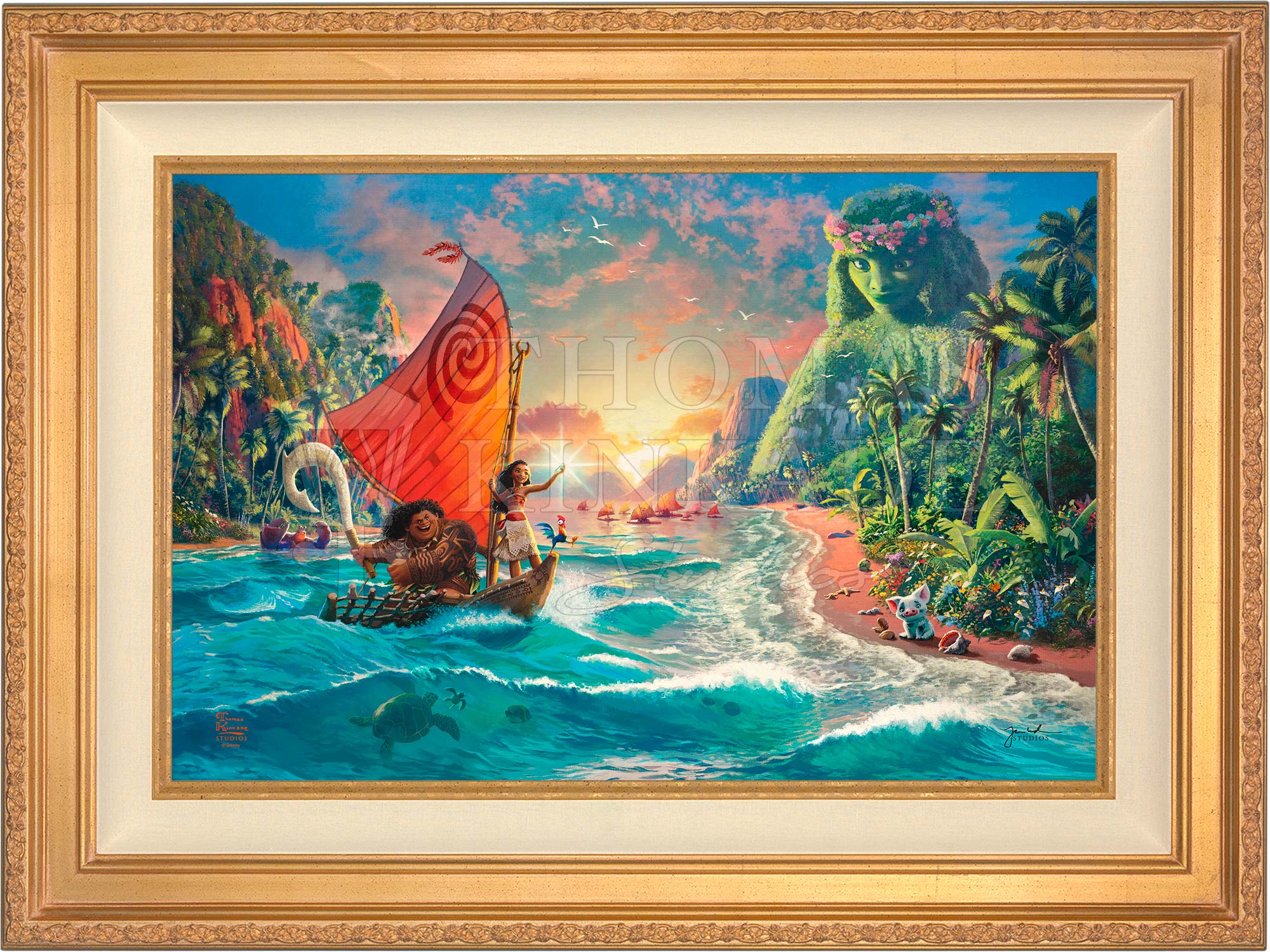 Shop Disney Moana - Limited Edition Canvas Wall Art From Thomas