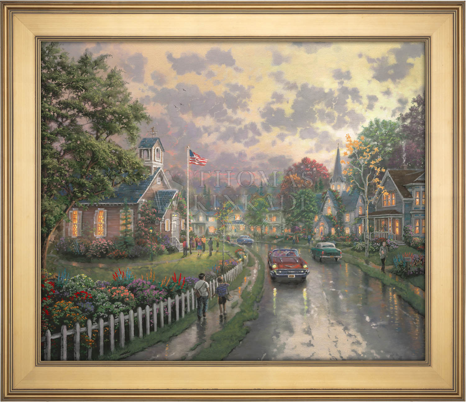 Morning Pledge - Limited Edition Canvas – Thomas Kinkade Studios