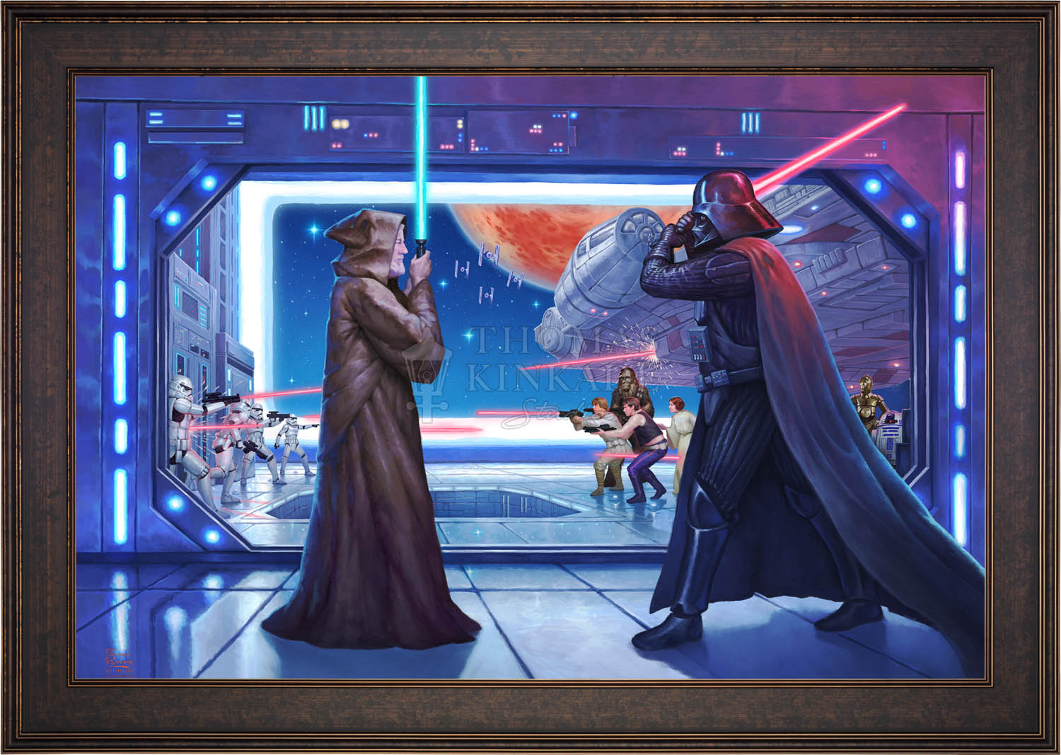 Obi-Wan's™ Final Battle - Limited Edition Canvas Limited Edition