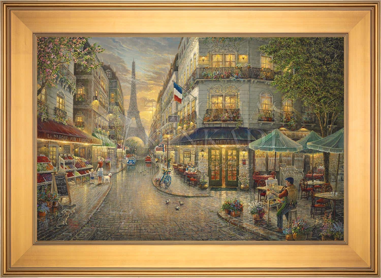 Paris Café - Limited Edition Canvas Limited Edition Canvas From