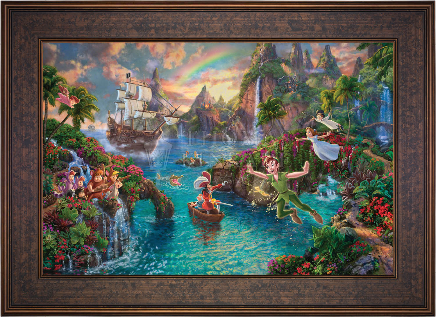 Shop Disney Peter Pan's Never Land - Jewel Edition Art Wall Art
