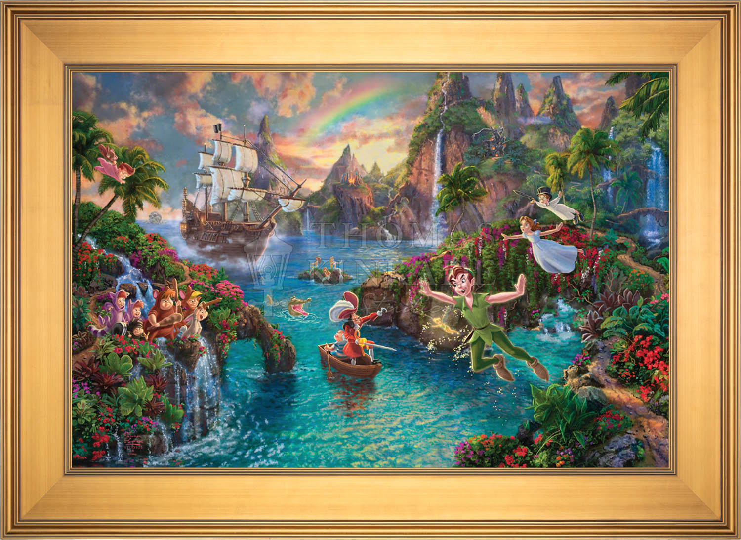 Disney Peter Pan's Never Land - Limited Edition Canvas Limited