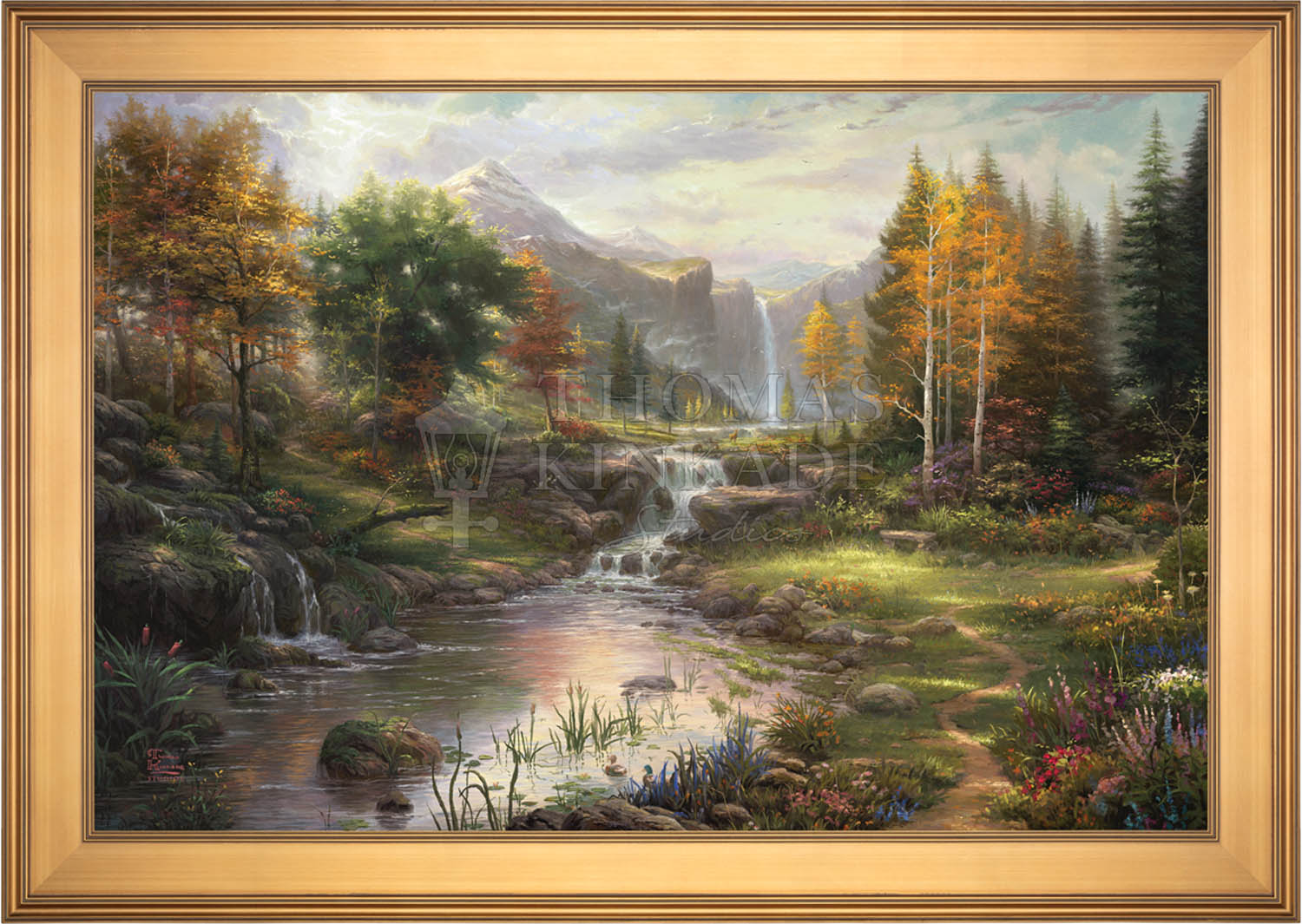 Reflections of Family - Limited Edition Canvas – Thomas Kinkade