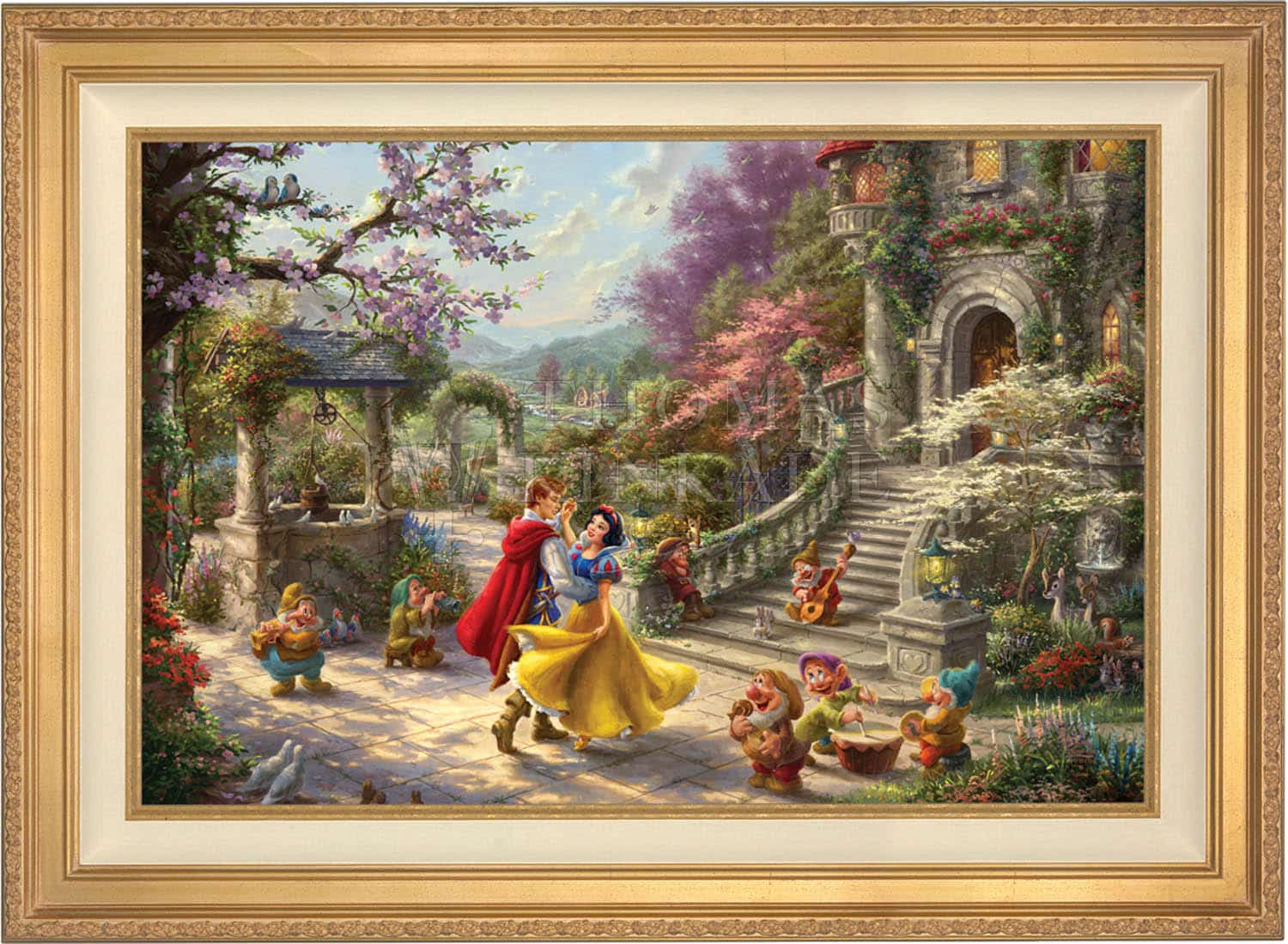 Disney Snow White Dancing in the Sunlight - Jewel Edition Art